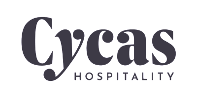 Caycas Logo aubergine